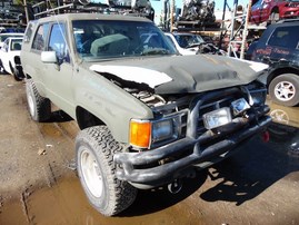 1987 TOYOTA 4RUNNER GREEN 2.4L MT 4WD Z19522